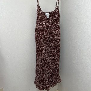 Motherhood polka dot maternity dress - medium